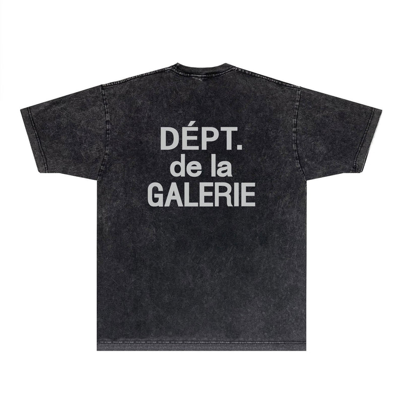 Gallery Dept T Shirts Tee Shirt Washed and Worn Short Sleeve T-shirt Blouse