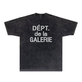 Gallery Dept T Shirts Tee Shirt Washed and Worn Short Sleeve T-shirt Blouse