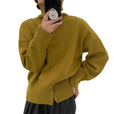 Women Knitted Pullover Sweater Women's Autumn and Winter Loose Turtleneck