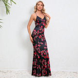Women Date Dress Summer Sexy Slim Strap Fishtail Skirt