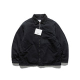 Unisex Winter Cotton Coat Lapel Cotton-Padded Coat Vintage Loose and Warm Cotton Jacket