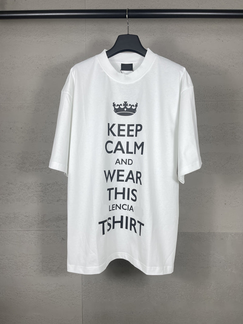 Men T-shirts Paris Crown Print Short Sleeve Crew Neck T-Shirt Casual