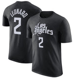 NBA T-Shirts NBA T-Shirts Clippers Leonard George Basketball Suit Sports Short Sleeves