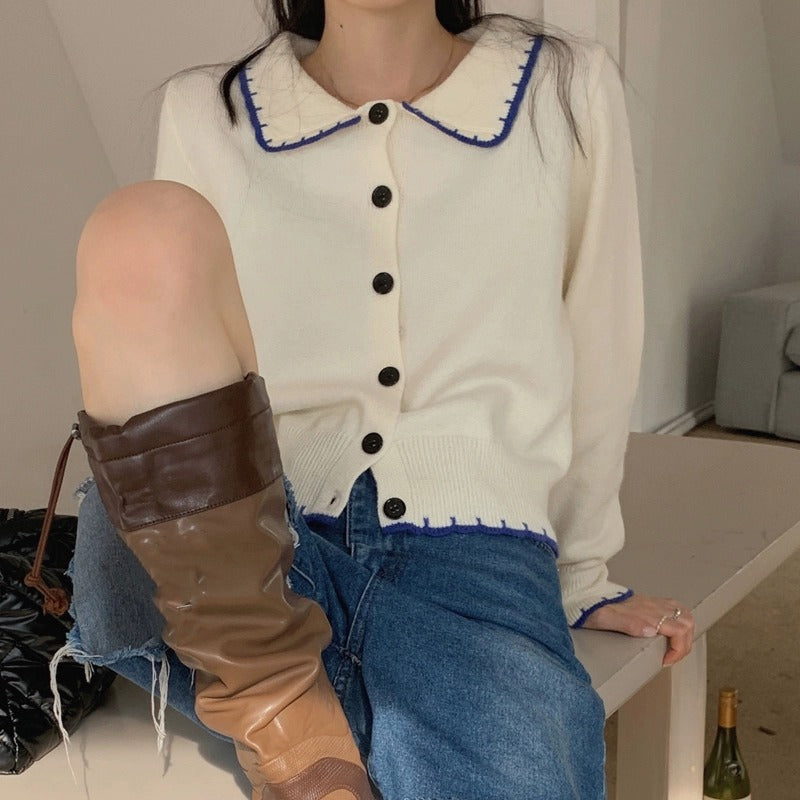 Women Knitwear Autumn and Winter Sweater Knitted Cardigan