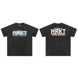 Gallery Dept T Shirts Loose Short Sleeve Wash plus Size T-shirt