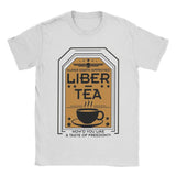 Men's T-Shirts Liber Tea Helldivers Game Vintage Cotton Tees