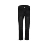 MIJKO Men Vintage Pants Zipper Pants Elastic Wash