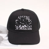 Amiri Hat Baseball Cap, Cap, Casual Versatile Men's and Women's Fishing Cap