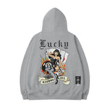 Men Hoodie Oversize Couple Coat Cartoon Printed Hoodie Men and Women