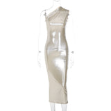 Women Dresses Spring Slim-Fitting Sleeveless Dress