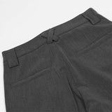 Men Sweatpants Casual Straight-Leg Suit Pants Loose Pleated Draping Long Pants