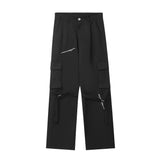 Men Sweatpants Casual Trousers Hip Hop Loose Straight-Leg Trousers Men