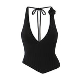 Women Tops Summer Knitted Vest