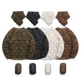 Unisex Coat Winter Neck Warmer Wave down Jacket