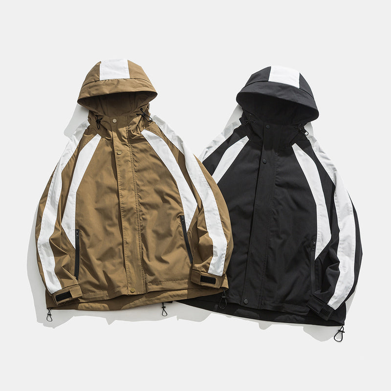 Unisex Jacket Autumn Windproof Hood Coat