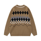 Unisex Sweater Autumn Ethnic Style Color Matching Sweater