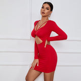 Women Dress Spring/Summer Party Tight Skirt Hollow Y2g Dress