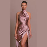 Women Dresses Sleeveless Dress Dress Autumn Stand Collar Dress (Bla0420)