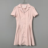 Women Dresses V-neck Black Shirt Dress Lapel Single Breasted Sexy