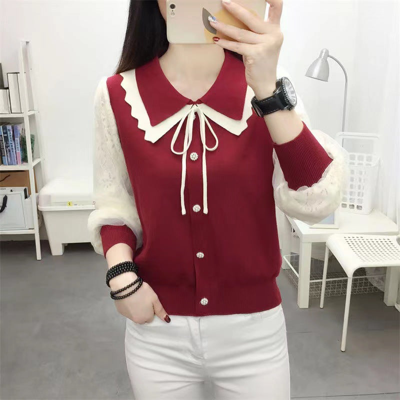 Women Knitwear Spring and Autumn Sweater Knitted Cardigan
