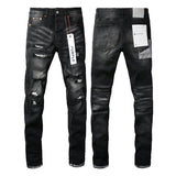 Purple Brand Jeans Black Worn Jeans
