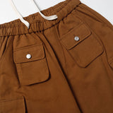 Men Shorts Multi-Pocket Functional Workwear Shorts Men's and Women's Hip Hop Straight Casual Shorts