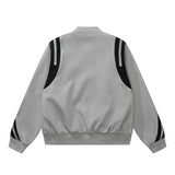 Women Jacket Zipper Coat Spring and Autumn Loose Lapel Sport Cardigan