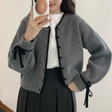Women Knitted Cardigan Women's Autumn and Winter Sweater Coat