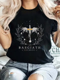 Basgiath War College T Shirt Aesthetic Fourth Wing Shirt