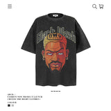 American vintage street T-shirt vintage loose for men and women