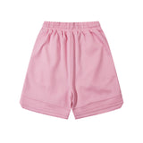 Men Shorts Track Sweatpants Male Hip Hop Loose-Fitting Wide-Leg Short Jumpsuit