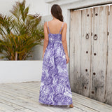 Women Date Dress Summer Bohemian Strap Dress
