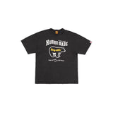 Men T-shirts Polar Bear Letter Print Casual Loose Short Sleeve T-Shirt