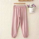 Women Sweatpants Summer Ankle-Tied Exercise Casual Pants