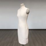 Women's Evening Dress Vest Dress Sleeveless Sheath Half Turtleneck Slim Fit Bandage One-Piece Dress Dress