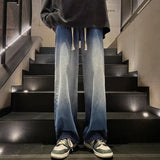 Men Jeans Oversize Straight Pants Summer