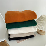Women Knitted Pullover Vintage Autumn and Winter Loose Knitwear