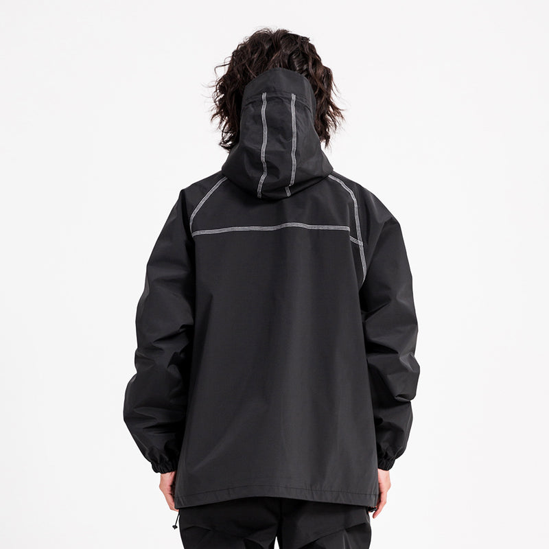 Men Jacket Coat 冲锋衣男vibe户外防风运动宽松连帽外套夹克