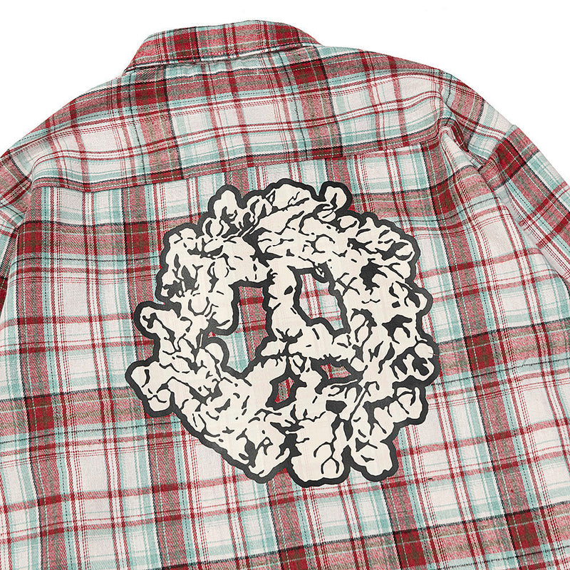 Denim Tears Shirt Plaid Long Sleeve Shirt Casual Shirt Jacket