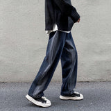 Men Jeans Gradient Jeans Men Spring Autumn Loose Straight Trousers
