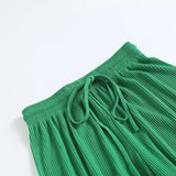 Women Sweatpants Spring Snake Bone Pattern Wide Leg Pants Striped Straight Loose Casual Pants