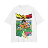 2024Men Dragon Ball Z T Shirt Anime Japanese Printed T-shirt