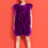 Women Dresses Spring Voile Dress (Qymy0409)