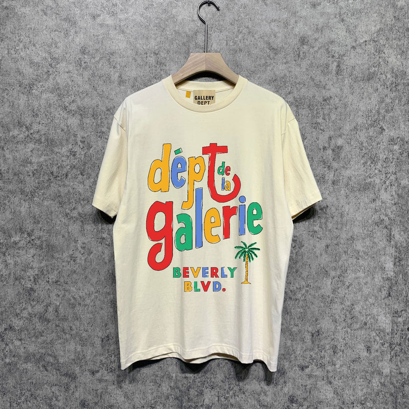 Gallery Dept T Shirts Fashion Brand Tee Shirt Short Sleeve T-shirt Blouse