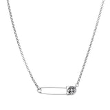 Chrome Hearts Necklace Cross Pin Vintage Minimalist Collarbone Chain