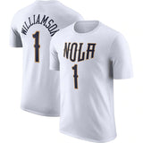 NBA T-Shirts NBA Jersey T-Shirt Pelicans Zion Fat Tigers Basketball Suit Short Sleeve