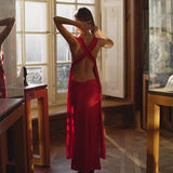 Women Dresses Summer Sexy Backless Spaghetti Straps Dress
