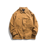 Unisex Shirts Autumn Cloth Pocket Jacket