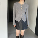 Women Cardigan Sweater Spring Sweater Cardigan Long Sleeve Button Sweater Q720