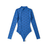 Women Sweater Knitwear Turtleneck Hollow out Diamond Lattice Jumpsuit Women's Autumn Stretch Slim Fit Base Long Sleeve Knitted T-shirt